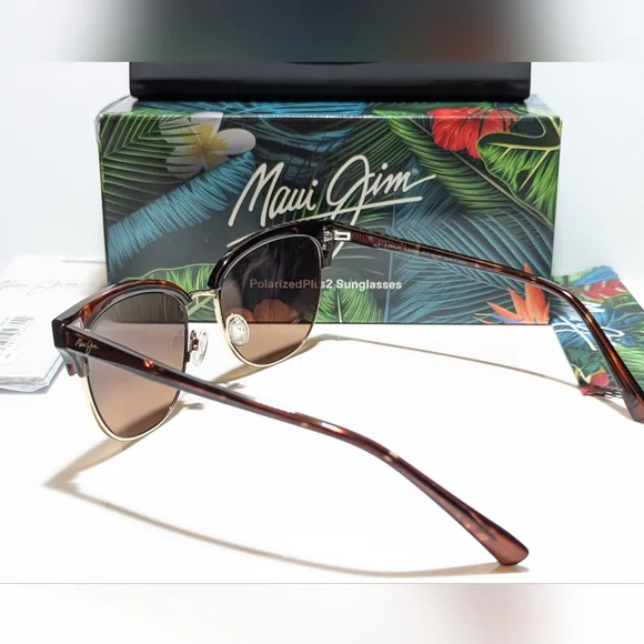 New Maui Jim Lokelani Tortoise Gold Polarized HCL Bronze  display picture 1
